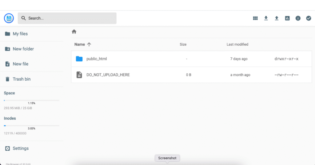 Opening File Manager in a hosting dashboard like Hostinger hPanel or cPanel to fix WordPress maintenance mode issues.