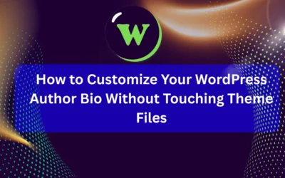 How to Customize Your WordPress Author Bio Without Touching Theme Files
