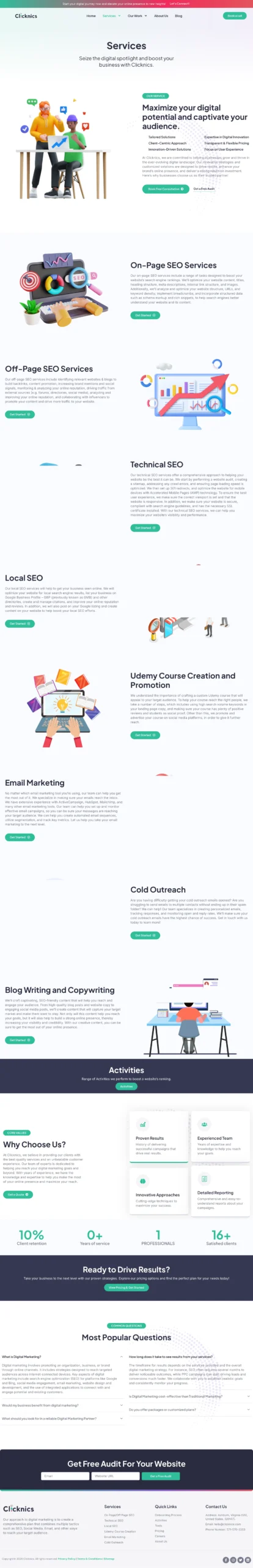 Clicknics screenshot