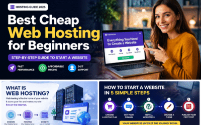 Best Cheap Web Hosting for Beginners in 2026 (Step-by-Step Guide to Start a Website)